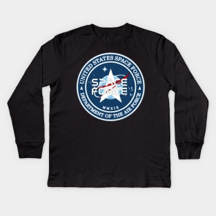 Space Force logo Kids Long Sleeve T-Shirt